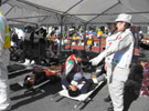医療救護活動訓練の写真