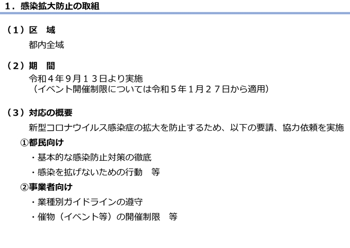 感染拡大防止の取組の図2