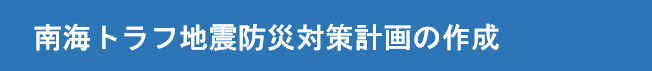 南海トラフ地震防災対策計画の作成 外部リンク	  確認