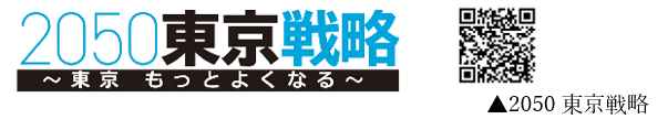 画像:2050東京戦略の2次元コード