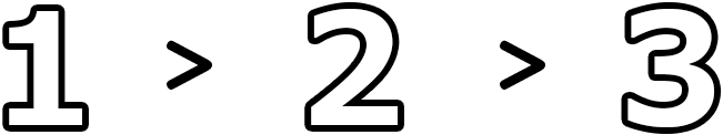 1>2>3